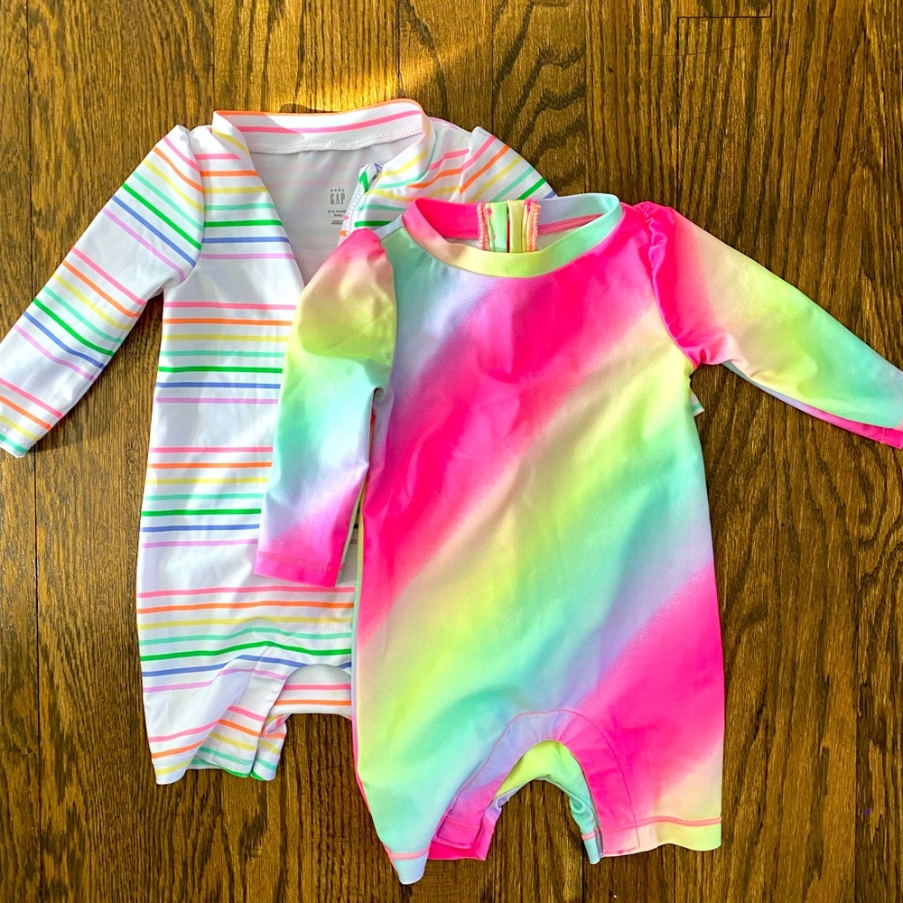 Baby GAP Swimsuits - Set of 2 - Size 0 - 6 months - Never Been Worn